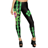 Harley Quinn Meets Little Shop of Horrors Leggings | For Halloween Cosplay Printed Leggins Pants 3D