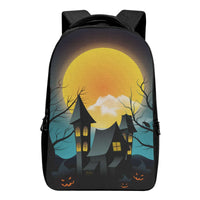 Laptop Backpack | Halloween Horror House Print