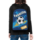 17 Inch School Favorite Soccer Football Team Backpack