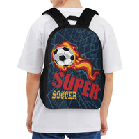 17 Inch School Super Soccer Print Backpack