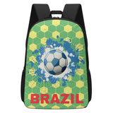 17 Inch School Soccer Ball Print Backpack