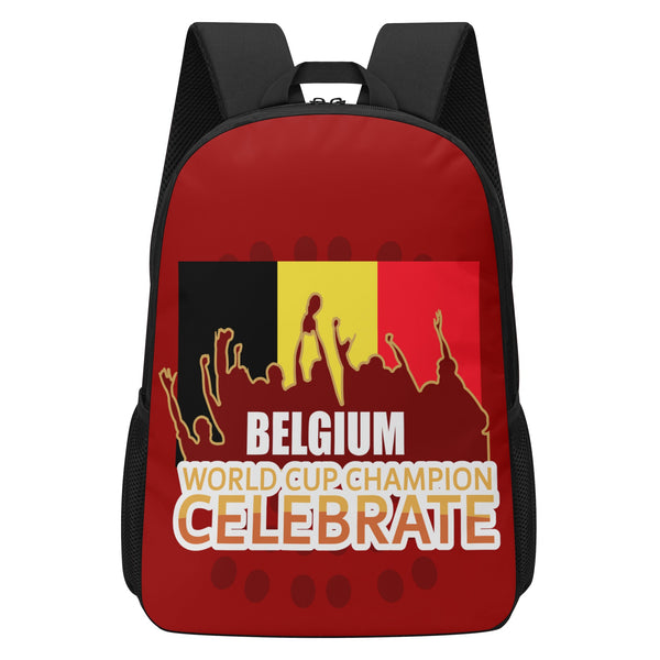 17 Inch School Backpack | Belgium World Cup Champion