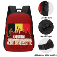 17 Inch School Backpack | Belgium World Cup Champion