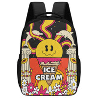 16 Inch Dual Compartment School Backpack | Icecream Sun