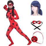 Adult & Kids Miraculous Tales of Ladybug Costume | Cosplay Halloween Costume Party Prop