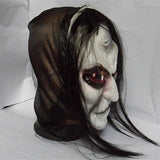 Scary Dead Zombie Long Hair Halloween Cosplay Costume Mask Prop