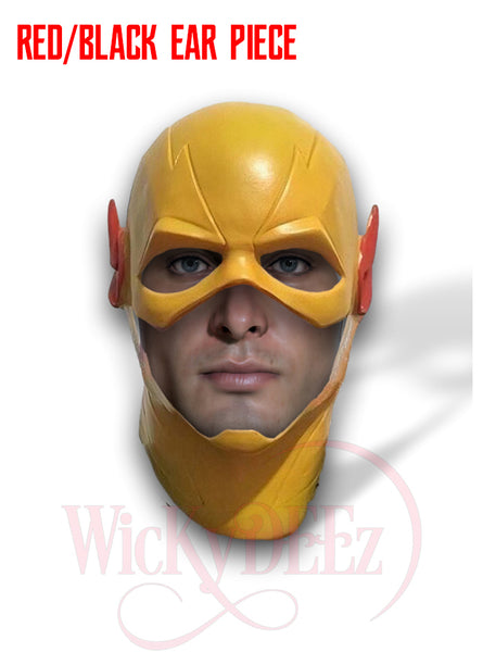 Professor Zoom Reverse Flash TV Mask Cosplay Barry Allen Yellow Adult Size Mask