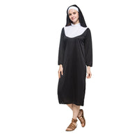 NEW 2023 The Nun Full Cosplay Costume Mask Robe Suit Valak Halloween Prop 