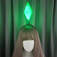 The Sims Plumbob Headband | 6 Colors LED Cosplay Comic-con Headpiece Costume Headwear Prop