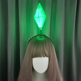 The Sims Plumbob Headband | 6 Colors LED Cosplay Comic-con Headpiece Costume Headwear Prop