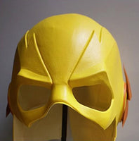 Professor Zoom Reverse Flash TV Mask Cosplay Barry Allen Yellow Adult Size Mask