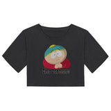 Eric Cartman Women's Cropped T-shirt | South Park Midrift Tee Top - WickyDeez