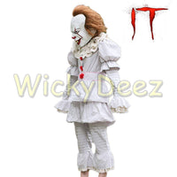 Stephen King's It Pennywise Full Cosplay Costume Halloween Suit-Horror Theme-WickyDeez