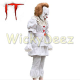 Stephen King's It Pennywise Full Cosplay Costume Halloween Suit-Horror Theme-WickyDeez