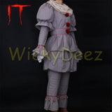 Stephen King's It Pennywise Full Cosplay Costume Halloween Suit-Horror Theme-WickyDeez