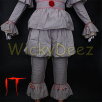 Stephen King's It Pennywise Full Cosplay Costume Halloween Suit-Horror Theme-WickyDeez