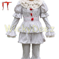 Stephen King's It Pennywise Full Cosplay Costume Halloween Suit-Horror Theme-WickyDeez