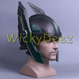 Thor 3 Ragnarök Helmet Chris Hemsworth Cosplay PVC Helmet Handmade Mask-Marvel Comics Cosplay-WickyDeez