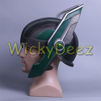 Thor 3 Ragnarök Helmet Chris Hemsworth Cosplay PVC Helmet Handmade Mask-Marvel Comics Cosplay-WickyDeez