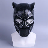 2018 Black Panther LED Helmet Mask T'Challa Cosplay Costume Prop-Marvel Comics Cosplay-WickyDeez