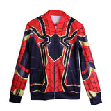 2018 Infinity War Spider-man Cosplay Hoodie Jacket Superhero Coat Avengers 3-Marvel Comics Cosplay-WickyDeez