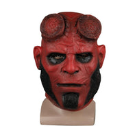 2019 Hellboy Movie Mask Cosplay Halloween Horror Red Demon Hell Boy Mask-Horror Theme-WickyDeez