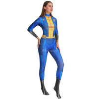 Deluxe Fallout 4 Vault Cosplay Game Character Costume Women & Kids - WickyDeez