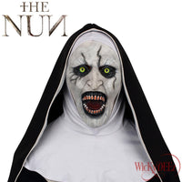 NEW 2018 The Nun Full Head Horror Movie Mask Cosplay The Conjuring Valak Horror Prop Face Costume Mask (Alternate Version)-Horror Theme-WickyDeez