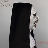 NEW 2018 The Nun Full Head Horror Movie Mask Cosplay The Conjuring Valak Horror Prop Face Costume Mask (Alternate Version)-Horror Theme-WickyDeez