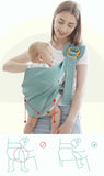 Multi-Purpose Adjustable Baby Sling Carrier | Soft Compact for Newborns - WickyDeez