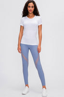 Activewear Compression Crewneck Top | Ultra -stretchy Sports Gymwear Tee - WickyDeez