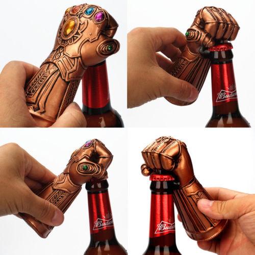 Infinity Thanos Gauntlet Glove Beer Bottle Opener Soda Glass Caps Remover Kit-Thanos-WickyDeez