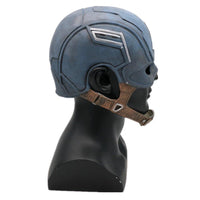 Classic Captain America Superhero Full Head Latex Mask Helmet Halloween Cosplay-Marvel Comics Cosplay-WickyDeez