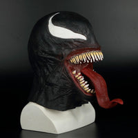 2018 The Venom Movie Mask Eddie Brock Spider-Man Venom Edward Brock Cosplay Mask-Marvel Comics Cosplay-WickyDeez