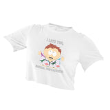 Funny Eric Cartman South Park "I Love You, Social Distancing" | Women's Cropped T-shirt Top - WickyDeez