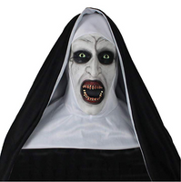 The Nun Full Head Cosplay Horror Movie Mask Valak Conjuring Scary Halloween - WickyDeez