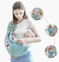 Multi-Purpose Adjustable Baby Sling Carrier | Soft Compact for Newborns - WickyDeez