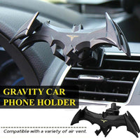 Batwing Car Phone Mount Holder | Car Free Gravity Anti-Scratch Cradle Accessories - WickyDeez