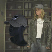 Captain Marvel Hat Carol Danvers Baseball Cap Cosplay Costume Miss Marvel Hat-Marvel Comics Cosplay-WickyDeez