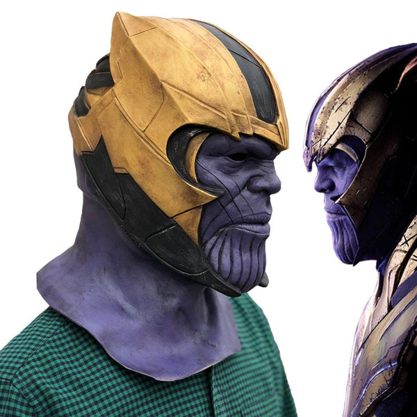 New Endgame Thanos Mask Avengers Infinity War / Endgame Full Handmade Mask FREE SHIPPING-Marvel Comics Cosplay-WickyDeez