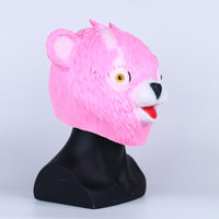 Fortnite Cuddle Team Leader Mask Cosplay Pink Bear Halloween Rep Prop-Computer Game Cosplay-WickyDeez