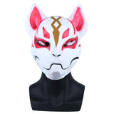 Full Head Fortnite Fox Drift Mask Cosplay Fortnite Kitsune Face Costume Mask Halloween-Computer Game Cosplay-WickyDeez