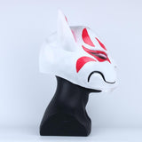 Full Head Fortnite Fox Drift Mask Cosplay Fortnite Kitsune Face Costume Mask Halloween-Computer Game Cosplay-WickyDeez