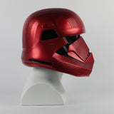 Star Wars 9 The Rise of Skywalker Sith Trooper Red Helmet Cosplay Mask Prop