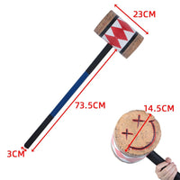 Harley Quinn Birds of Prey Mallet Hammer Smiley Face Suicide Squad Bat Cosplay Costume Prop