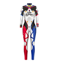 Alternative Harley Quinn D.VA Skin Cosplay Costume Bodysuit (Gloveless & Bootless)