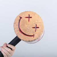 Harley Quinn Birds of Prey Mallet Hammer Smiley Face Suicide Squad Bat Cosplay Costume Prop