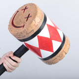 Harley Quinn Birds of Prey Mallet Hammer Smiley Face Suicide Squad Bat Cosplay Costume Prop