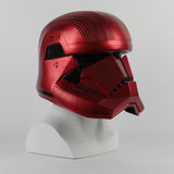 Star Wars 9 The Rise of Skywalker Sith Trooper Red Helmet Cosplay Mask Prop