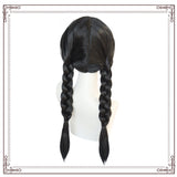 Inspired Made 2022 Wednesday Addams Cosplay Hair Movie & Netflix Show Wig Prop